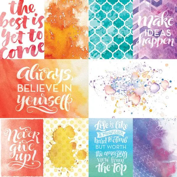 Sparkle 12x12 Scrapbook Paper Double Sided