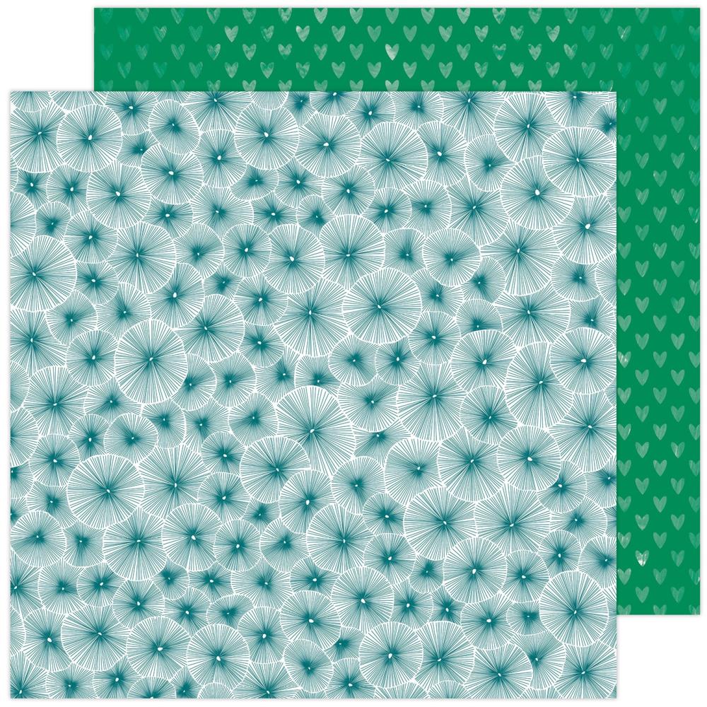 Starburst Double Sided 12x12 Scrapbook Paper - Amy Tangerine