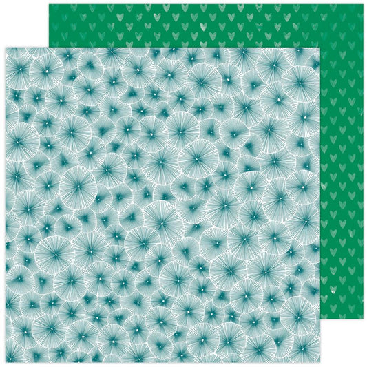 Starburst Double Sided 12x12 Scrapbook Paper - Amy Tangerine