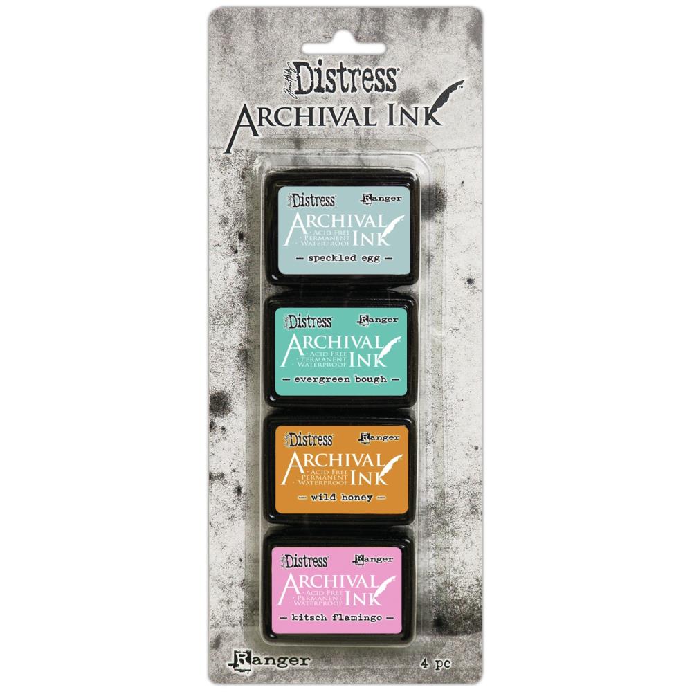 Tim Holtz Distress Archival Mini Ink Kit 4 - Ranger Ink