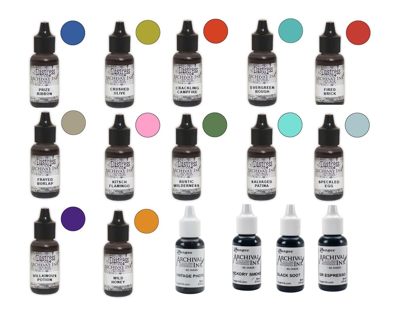 Tim Holtz Archival Ink Refills Reinkers 