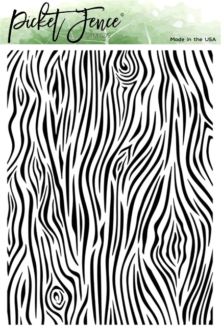 Tree Bark 6x8 Stencil Mask by Picket Fence Studios