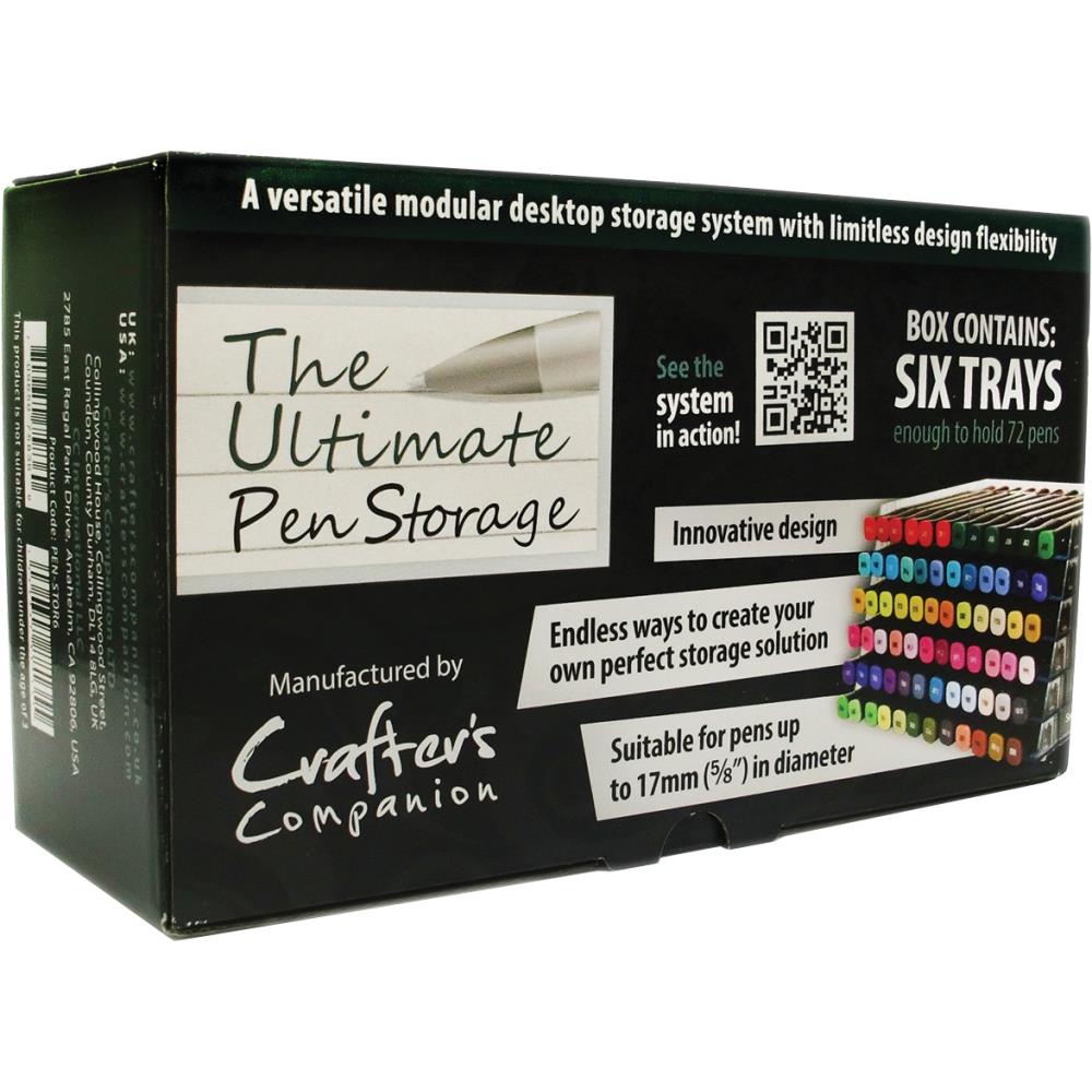 The Ultimate Pen Marker Storage Racks Clear - Crafters Companion – This ...