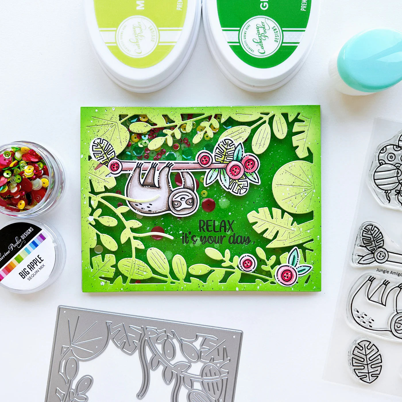 Jungle Amigos Stamp Set by Catherine Pooler Designs