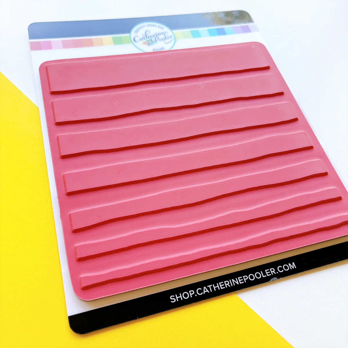 Wonky Stripe Background Stamp - Catherine Pooler Designs